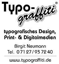 Typograffiti Print- und Digitalmedien